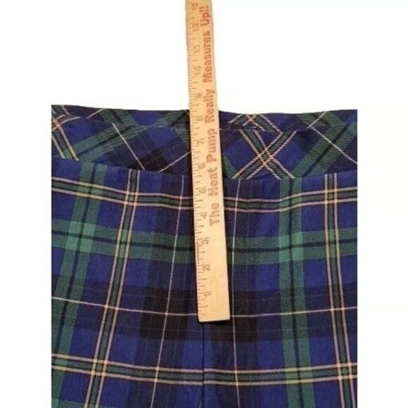Torrid Tartan Plaid Pants Women Sz 3R Multicolor Straight Leg Workwear Boho - Picture 3 of 5